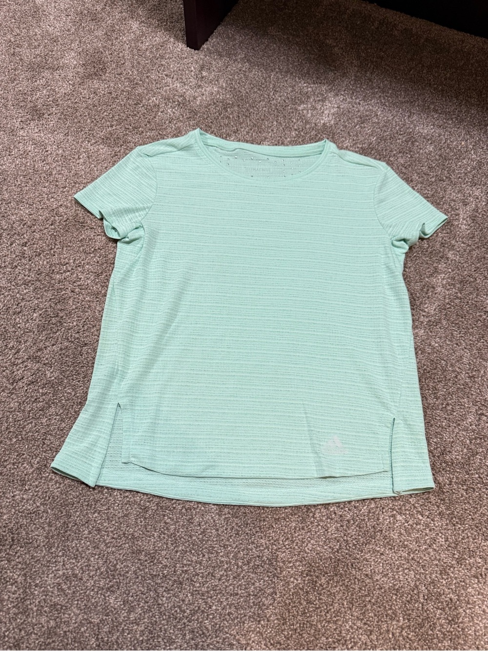 adidas climachill Mint Green Short Sleeve Women's Tee
